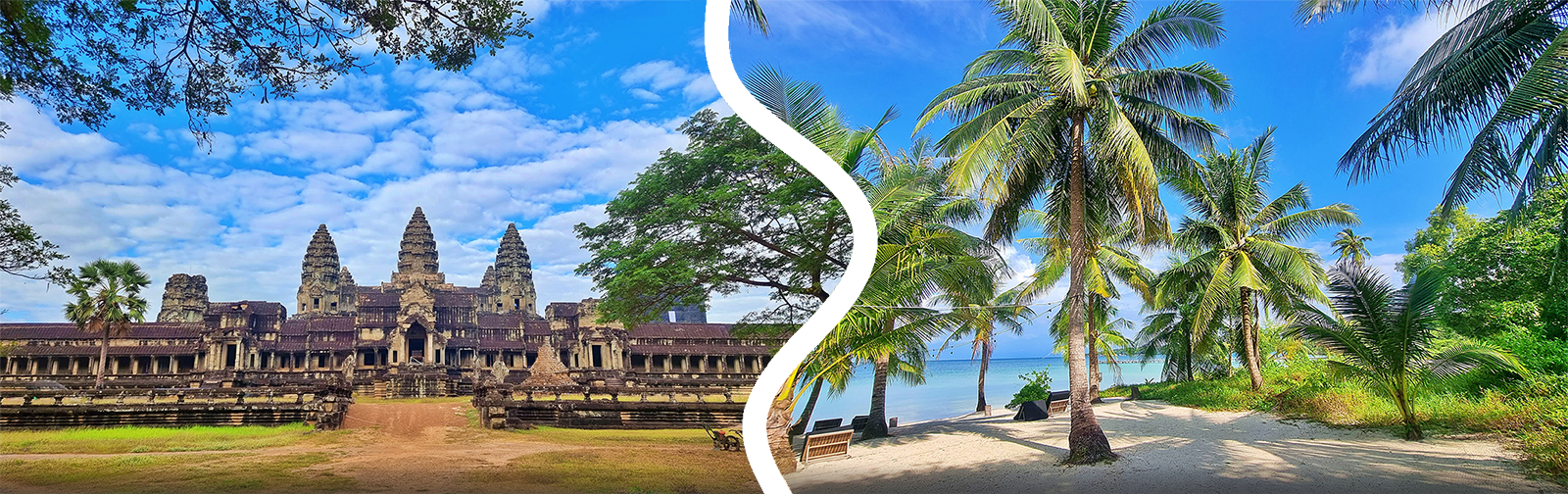 Ancient temples meet pristine beaches